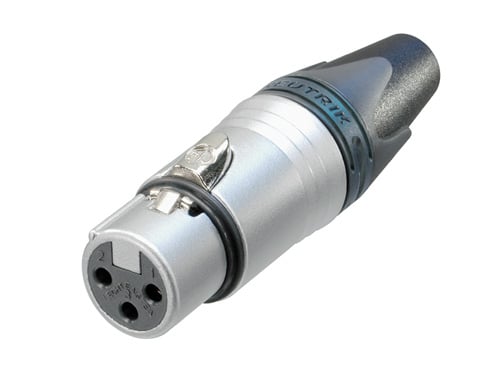 Neutrik NC3 FXX-HE Conector XLR de 3 pines Resistente a la Temperatura NC3FXX-HE