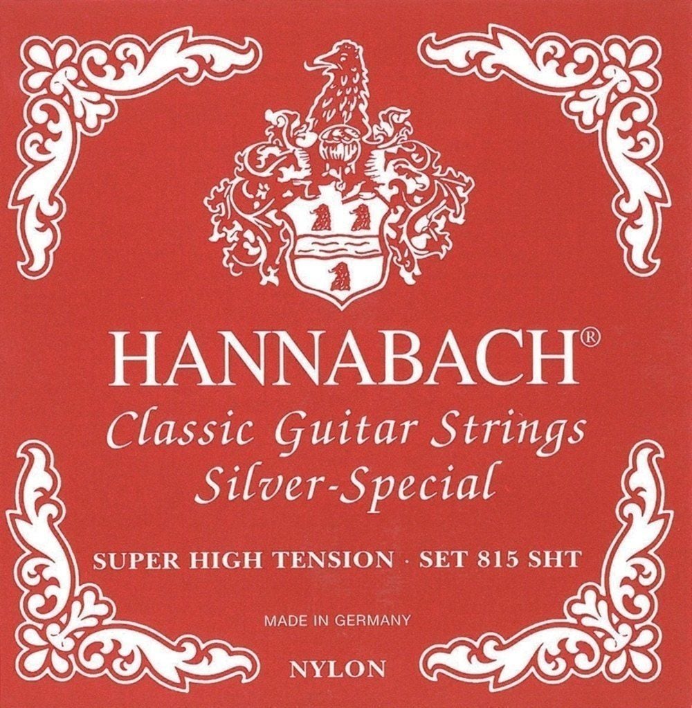 Hannabach 815SHT Red Super High Tension Cuerdas para guitarra clásica 815SHT