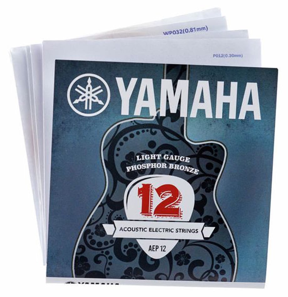 Yamaha AEP12 Juego de Cuerdas para Guitarra Acústica AEP12