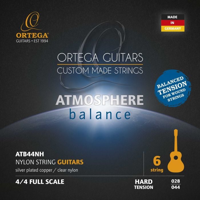 Ortega ATB44NH Juego de Cuerdas para Guitarra Clásica ATB44NH