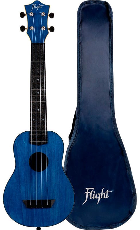 Flight TUSL-35DB Ukelele Soprano Travel Concert Scale Azul Fuerte Ukelele Soprano Flight TUSL-35DB Travel Concert Sc