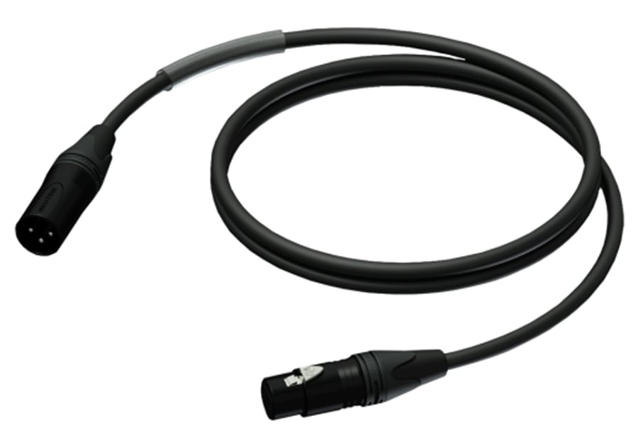 SDJ DMX3CLU05. Cable DMX 3 Pines 5 Metros DMX3CLU05