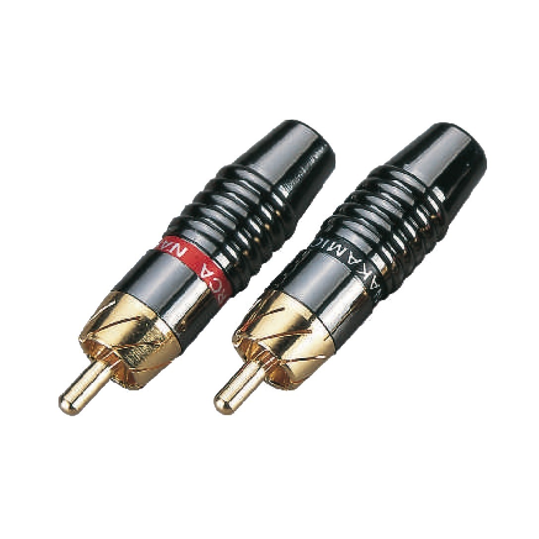 Soundsation Conector RCA macho de metal SRCA018M-B (caja de 25 unidades) SRCA018M-B