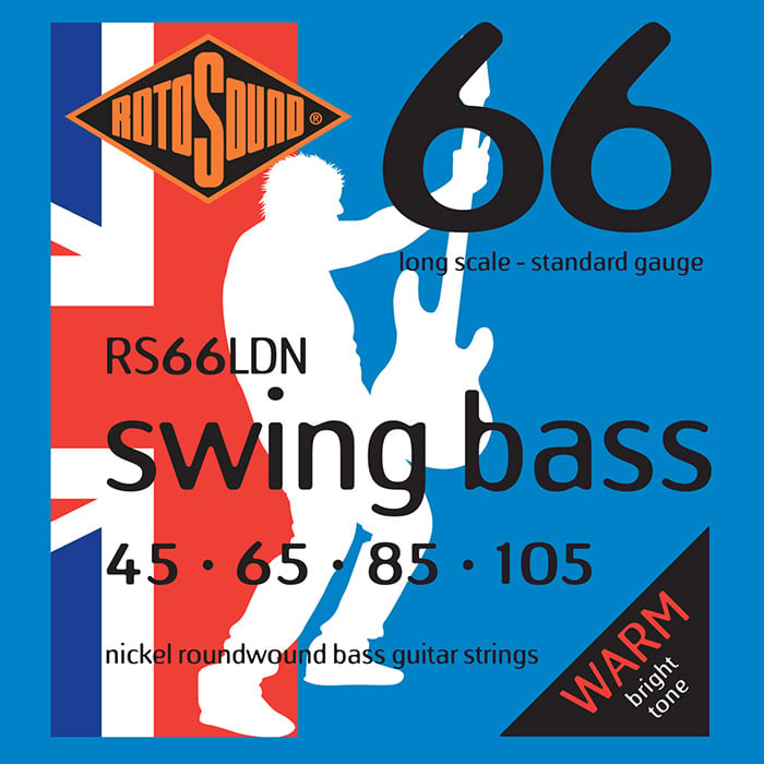 Rotosound Juego De Cuerdas Para Bajo 45-105 RS66LDN