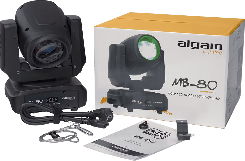 Algam Lighting Led Blanco De 80 W (Efectos De Color, Arco Iris Y Estroboscópico) LALMB80