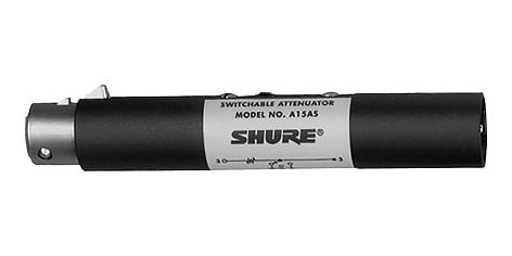 SHURE A15AS Atenuador en Línea Conmutable 15 20 25 dB A15AS
