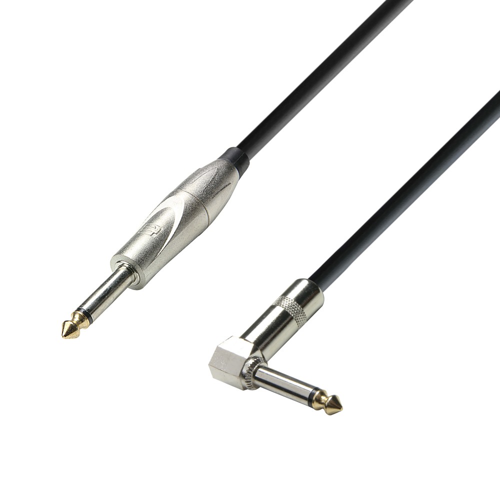 Adam Hall Cables K3 IPR 0900 Cable de Instrumento de Jack 6,3 mm mono a Jack 6,3 mm mono acodado 9 m K3 IPR 0900