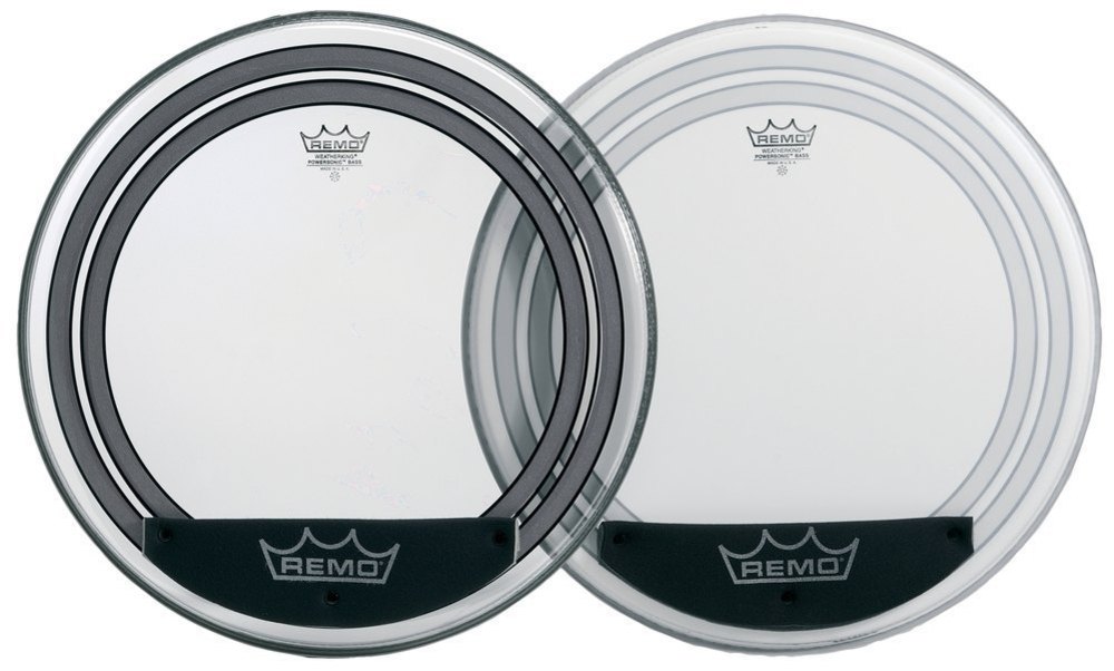 Remo 812498 Powersonic Transparente 24 Pulgadas PW-1324-00 Parche Bombo 812.498
