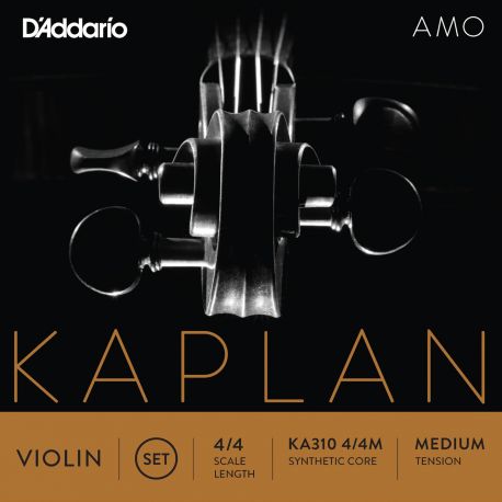 D´addario KA310 Juego de cuerdas Kaplan Amo para violín 4/4, tensión media KA310 4/4M Kaplan Amo Violín