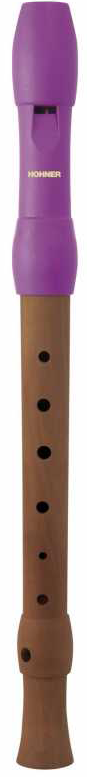 Hohner 9583-1 Flauta Mixta Boquilla Rosa Digitación Alemana 3P 9583-1