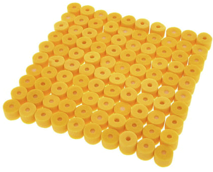 SHURE EAYLF1-100 Kit 100 Almohadillas Espuma para Earphones. Color amarillo. EAYLF1-100