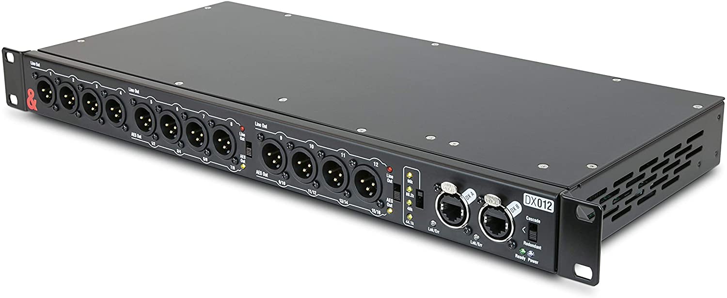 Allen Heath DX012 Expansor de audio con 12 salidas XLR y funcionalidad AES para Serie SQ DX012