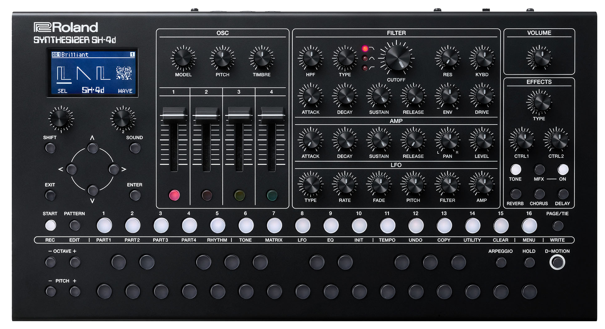 Roland SH-4D Sintetizador SH-4D