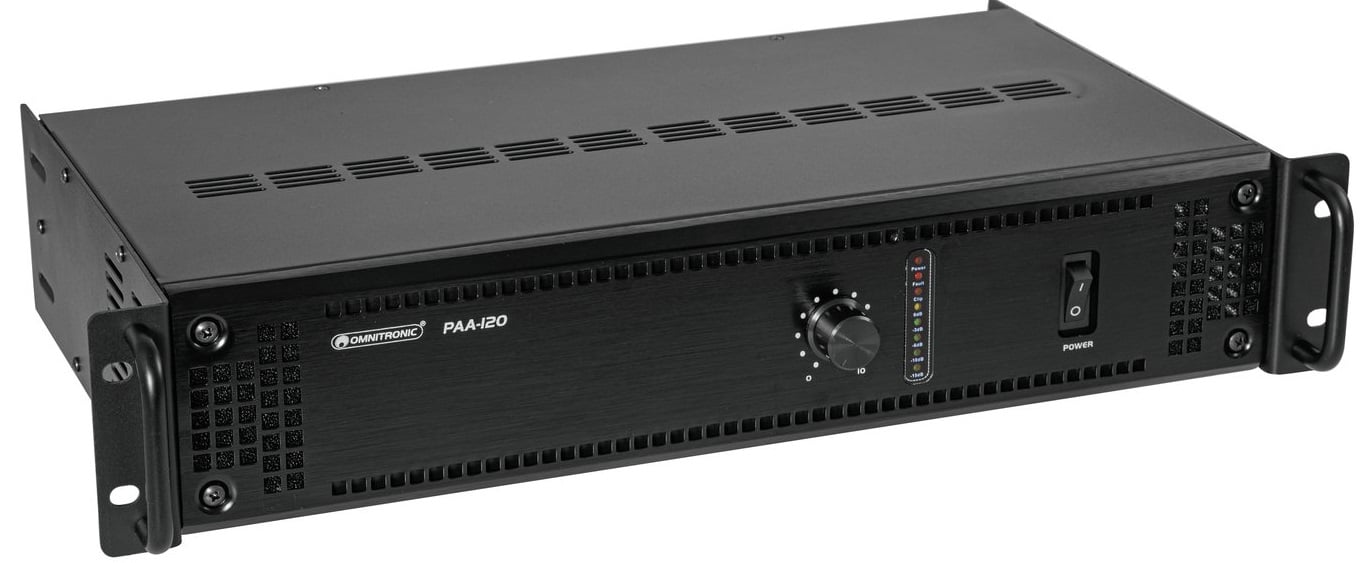 Omnitronic PAA-120 Amplificador PA 120 W RMS PAA-120
