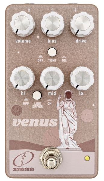Crazy Tube VENUS Pedal Overdrive/Distortion VENUS