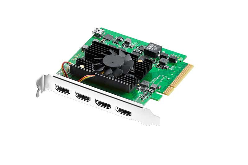 Blackmagic BDLKDVQDHDMI4K DeckLink Quad HDMI Recorder BDLKDVQDHDMI4K