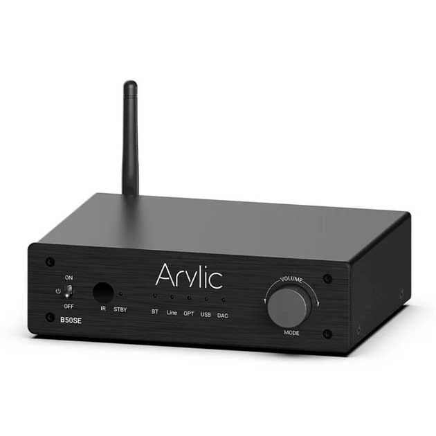Arylic B50SE Black Amplificador Bluetooth Stereo B50SE Black