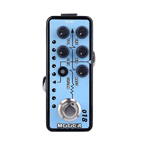 Mooer Custom 100 Micro Preamp 018. Pedal Preamplificador Custom 100 Micro Preamp 018 Preamplif