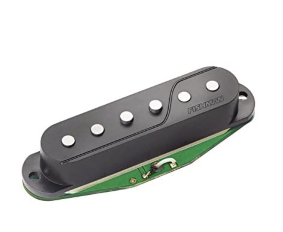 Fishman Fluence Single Width Pastilla Guitarra Eléctrica PRFSTRBK1