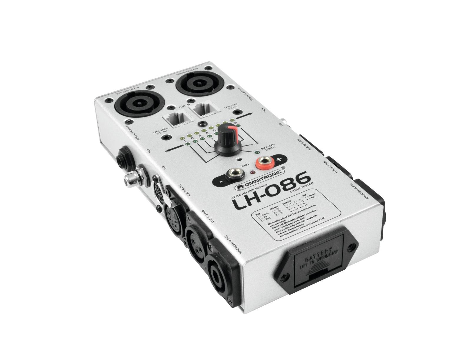 Omnitronic LH-086 Probador de Cables LH-086