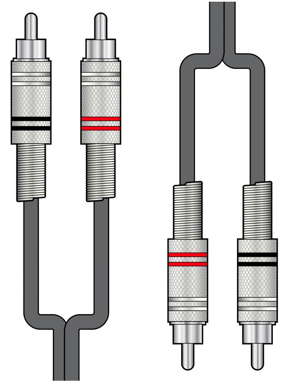 Chord Cable 2 RCA Macho - 2 RCA Macho 12.0 Metros Cable 2 RCA Macho - 2 RCA Macho 12.0 metros