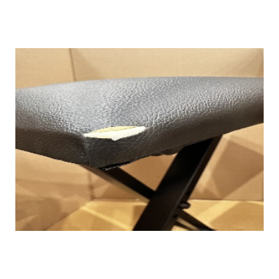 Audibax KB100B Banco Plegable para Piano Teclado ( DEFECTO ESTETICO ) Raja en esquina banco para piano