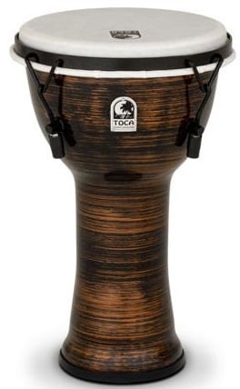Toca Percussion TF2DM-14SCB Djembe Freestyle II Afinación mecánica Spun Copper TF2DM-14SCB