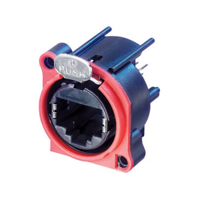 Neutrik NE8FAV CONECTOR CHASIS ETHERCON para montaje verti NE8FAV