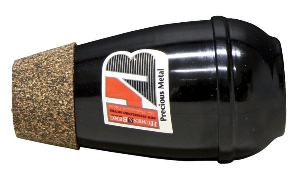 Humes & Berg 234BK Trompeta Sordina para prácticas New Stone Lined Snub Nose 234BK Trompeta