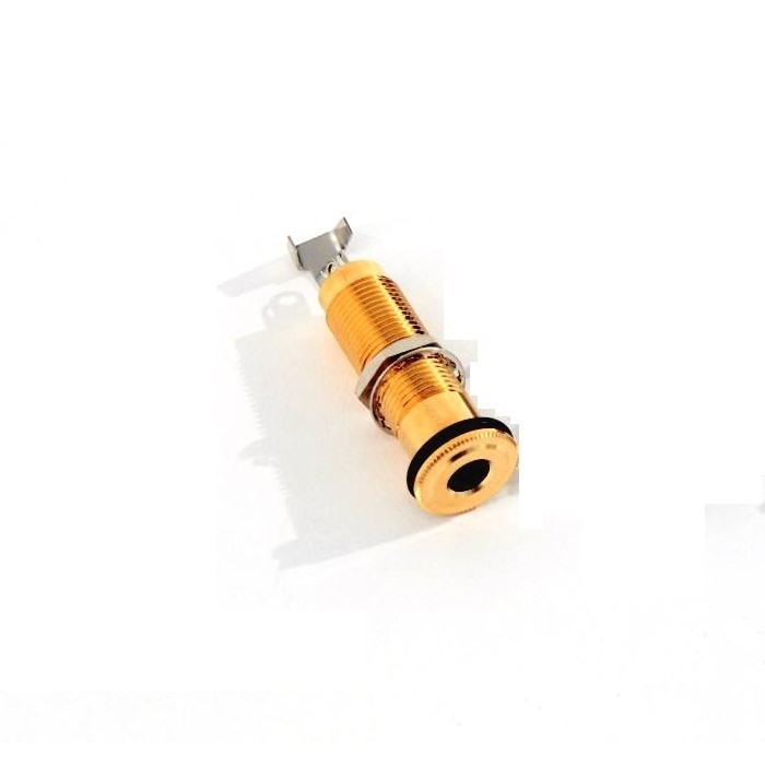 Soundsation Conector metálico estéreo SJ40G de 6,5\" (fabricado en Japón) SJ40G
