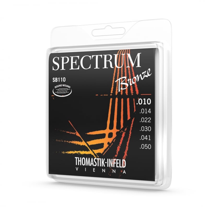 Thomastik Juego de cuerdas guitarra acústica Spectrum Bronze Extra Light SB110 ACCGTSBSB110J