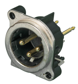 Neutrik NC 3 MBV Conector XLR Macho de 3 Polos NC 3 MBV