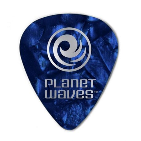 Planet Waves Set 10 Unidades Púa Celluloid Blue Pearl 1CBUP4