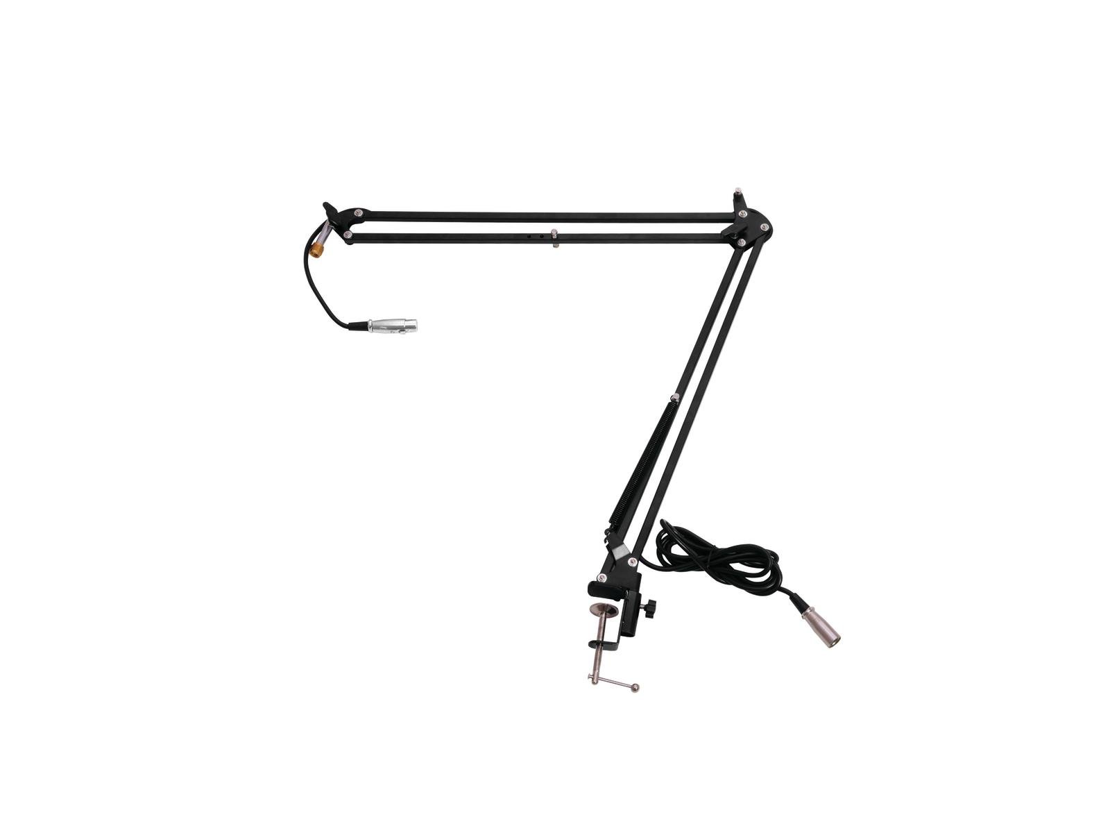 Omnitronic TMA-1N Soporte telescópico con cable XLR para Micrófono TMA-1N