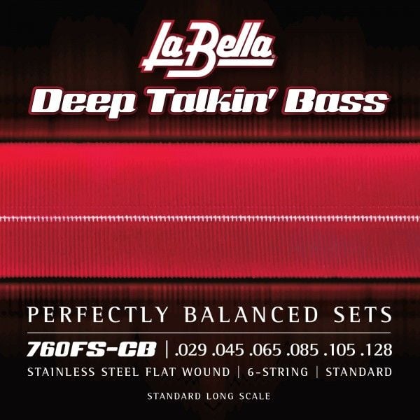 La Bella 760FSCB Juego De Cuerdas Para Bajo Eléctrico Deep Talkin´6 Cuerdas 029-128 760FSCB