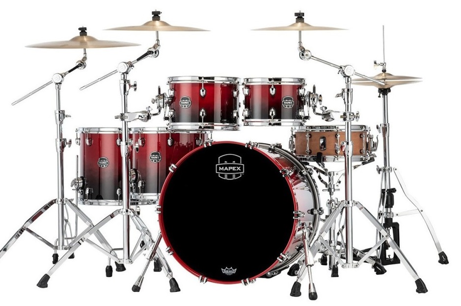 Mapex SR628XRQ Saturn Renew Scarlet Fade Batería Acústica SR628XRQ
