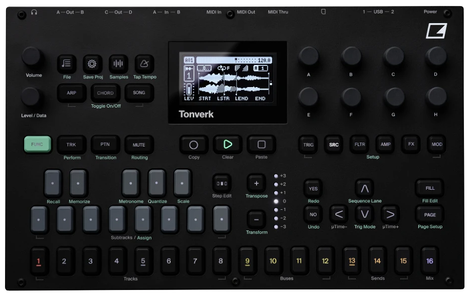 Elektron Tonverk Sampler Polifónico Tonverk