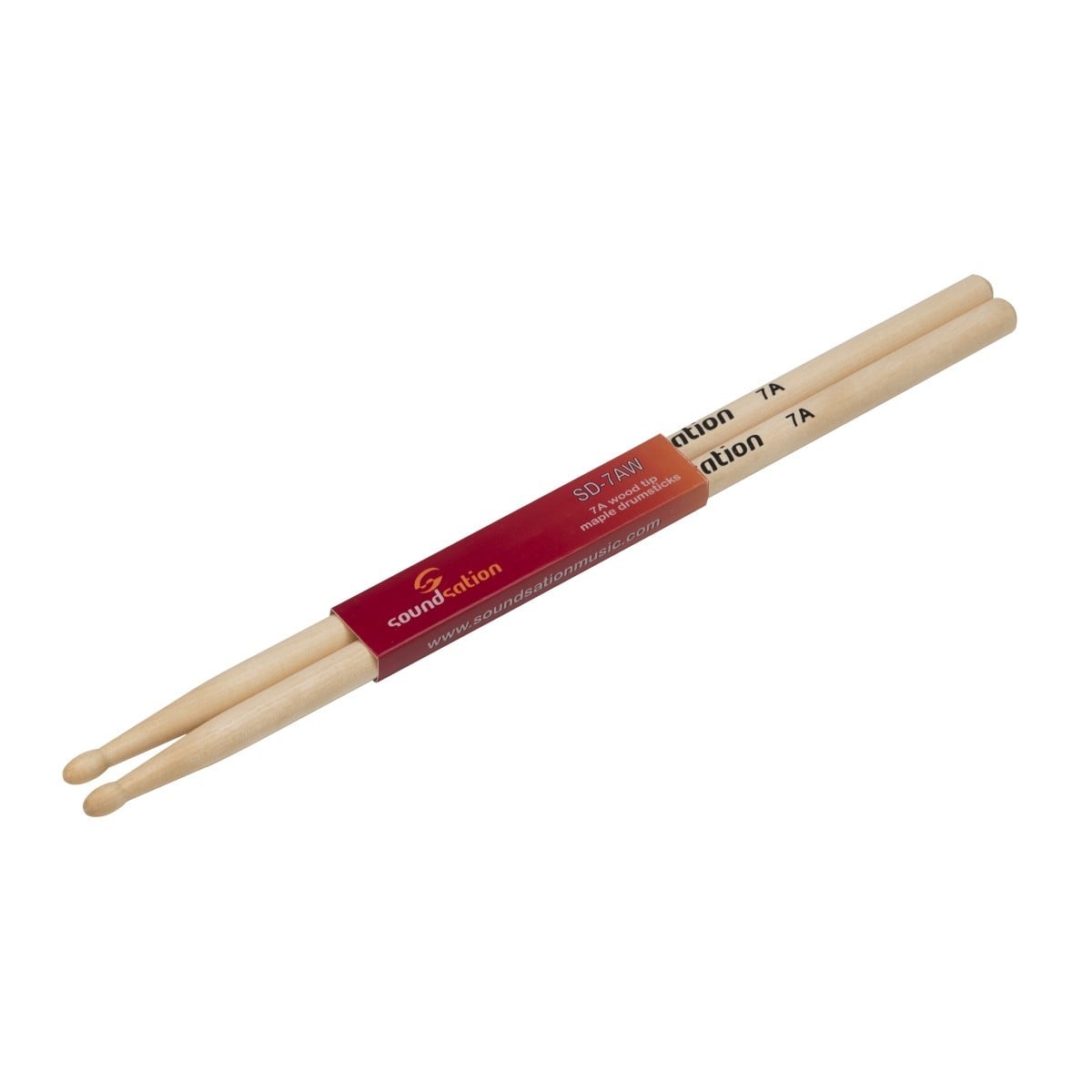 Soundsation Par de baquetas SD-7AW de arce con punta de madera 7a SD-7AW