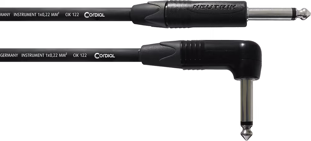 Cordial Cable de guitarra jack recto/acodado 3 m ECLCPI3PR