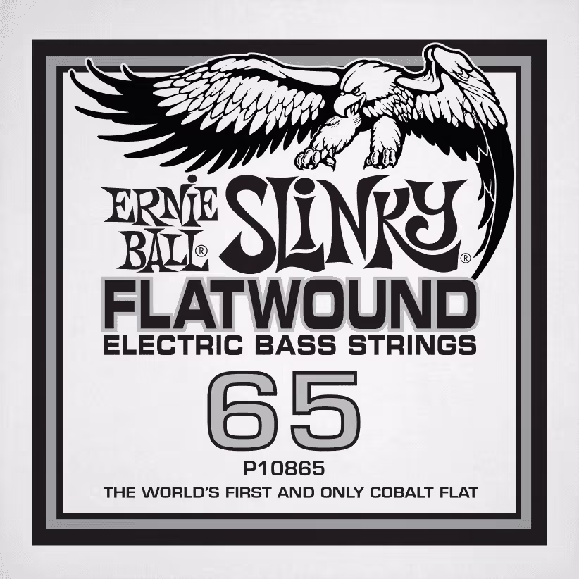 ERNIE BALL Cuerda Bajo Slinky Flatwound .065 CEB10865