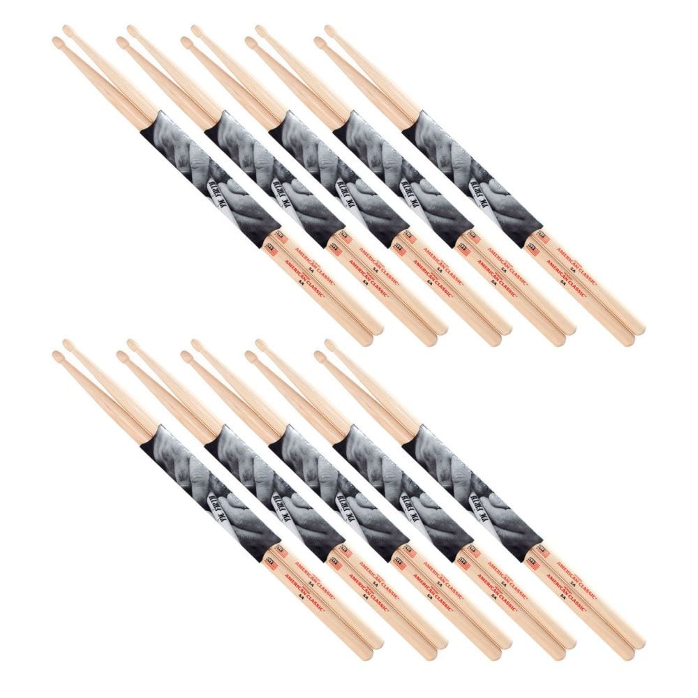 Pack 10 x Vic Firth 5A American Classic Hickory Pack 10 Vic Firth 5a