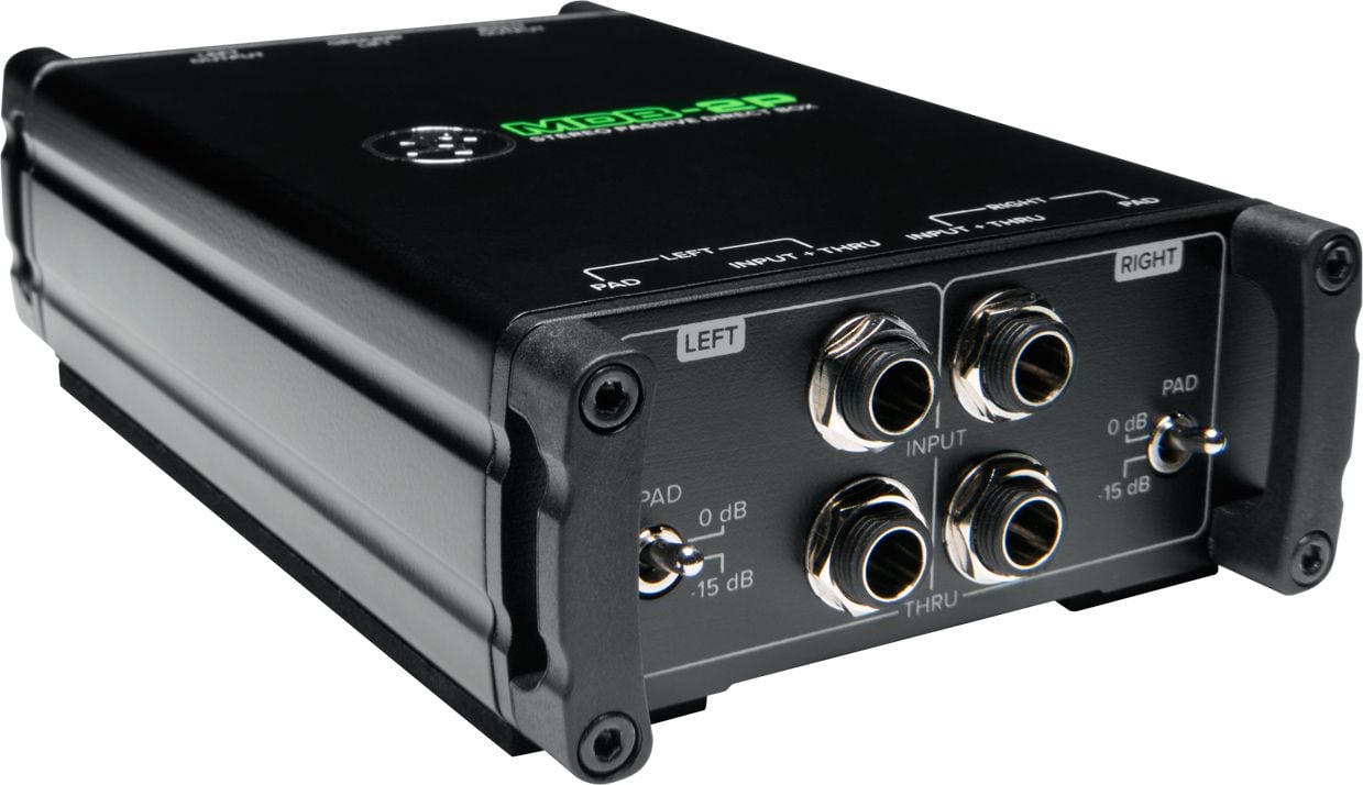 Mackie MDB-2P Caja de inyección Stereo pasiva MDB-2P