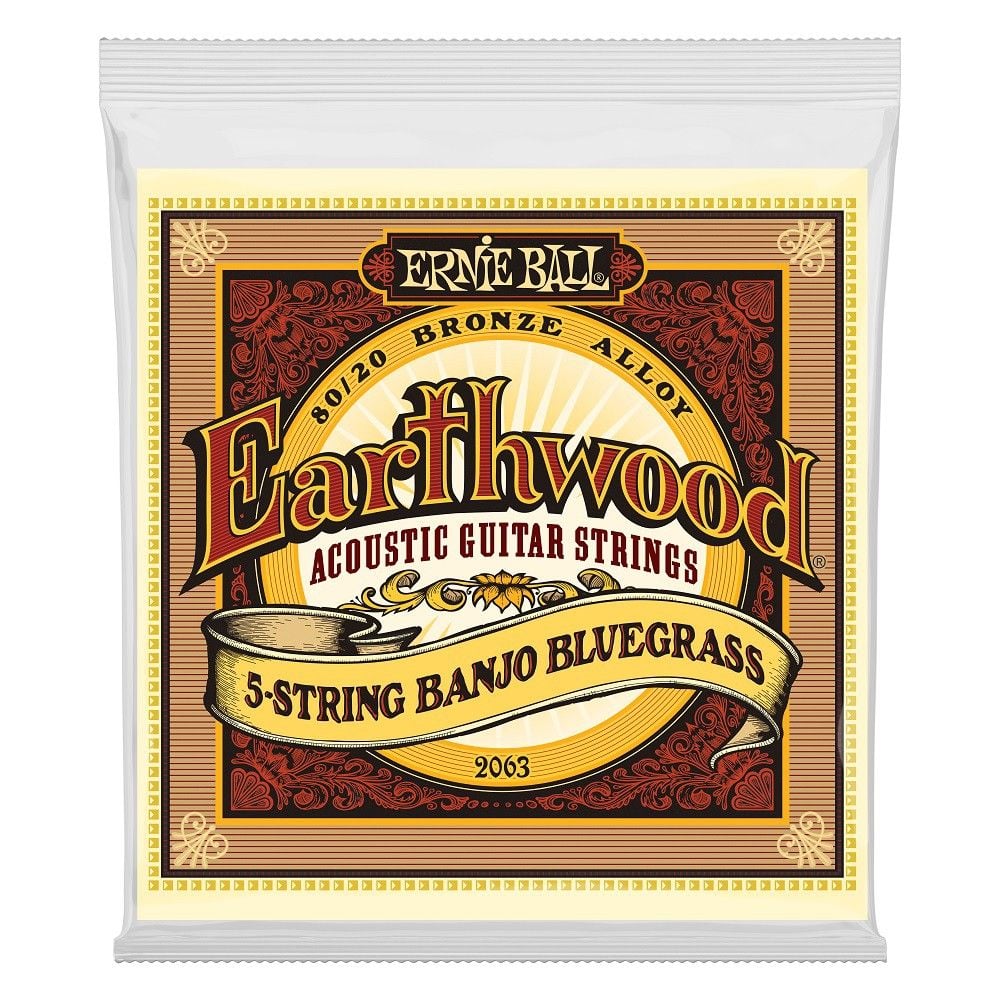 Ernie Ball 2063 Earthwood Blugrass Cuerdas Para Banjo 9-20/9 2063