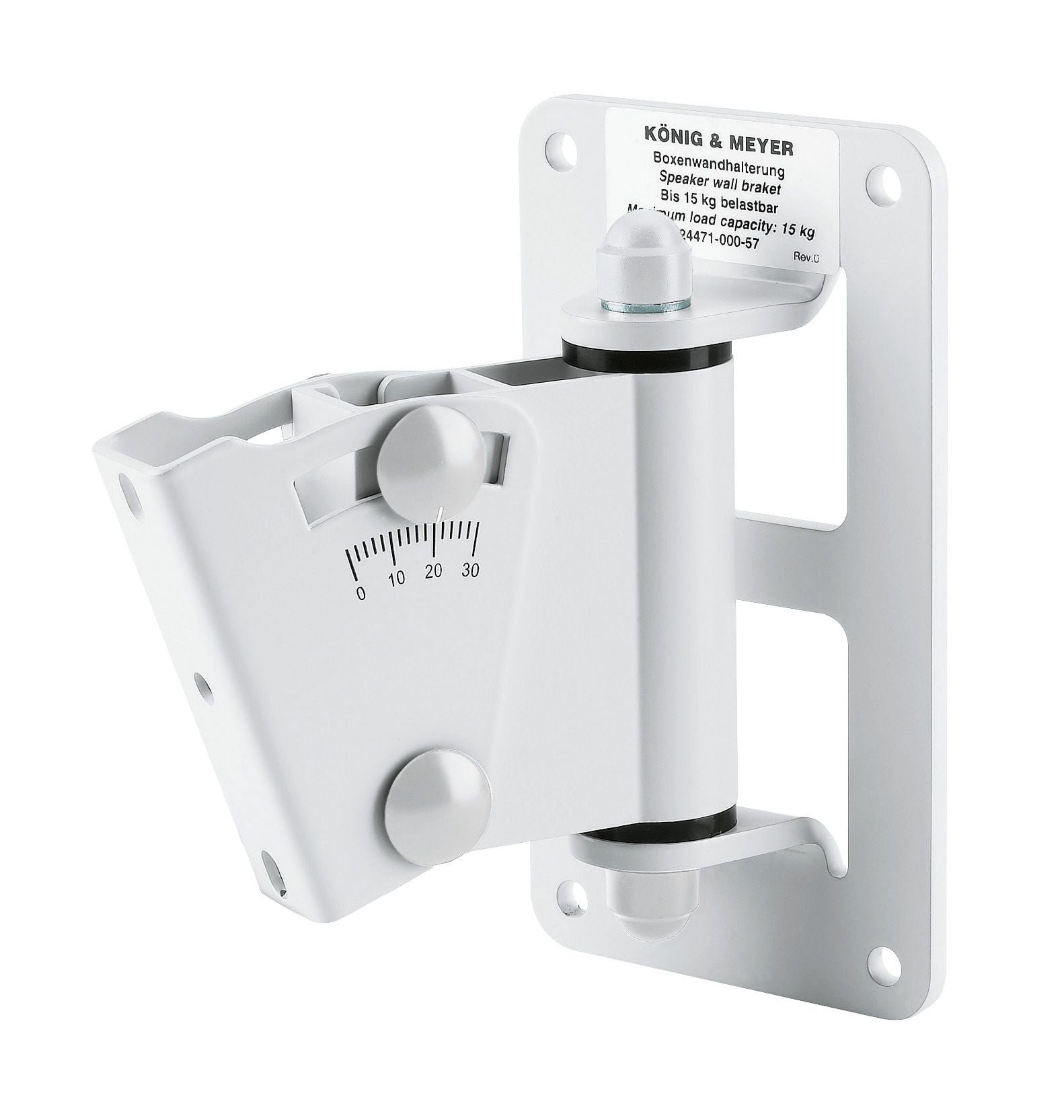 Konig & Meyer 24471 Soporte Blanco de Pared para Altavoz 24471 White