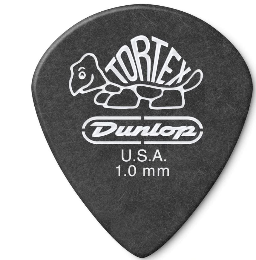 Dunlop Tortex Pitch Black Jazz III de 1,00 mm Pack 12 Un. 482P100