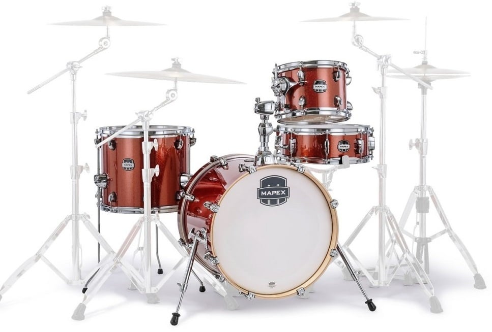 Mapex MA486SOR Mars Bebop Orange Blood Sparkle Batería Acústica MA486SOR