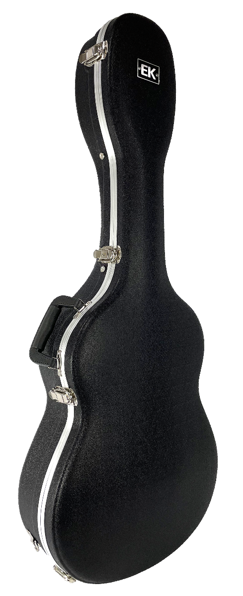 EK Audio Estuche Para Guitarra Clásica De Abs Y Carbono Negro RCCB