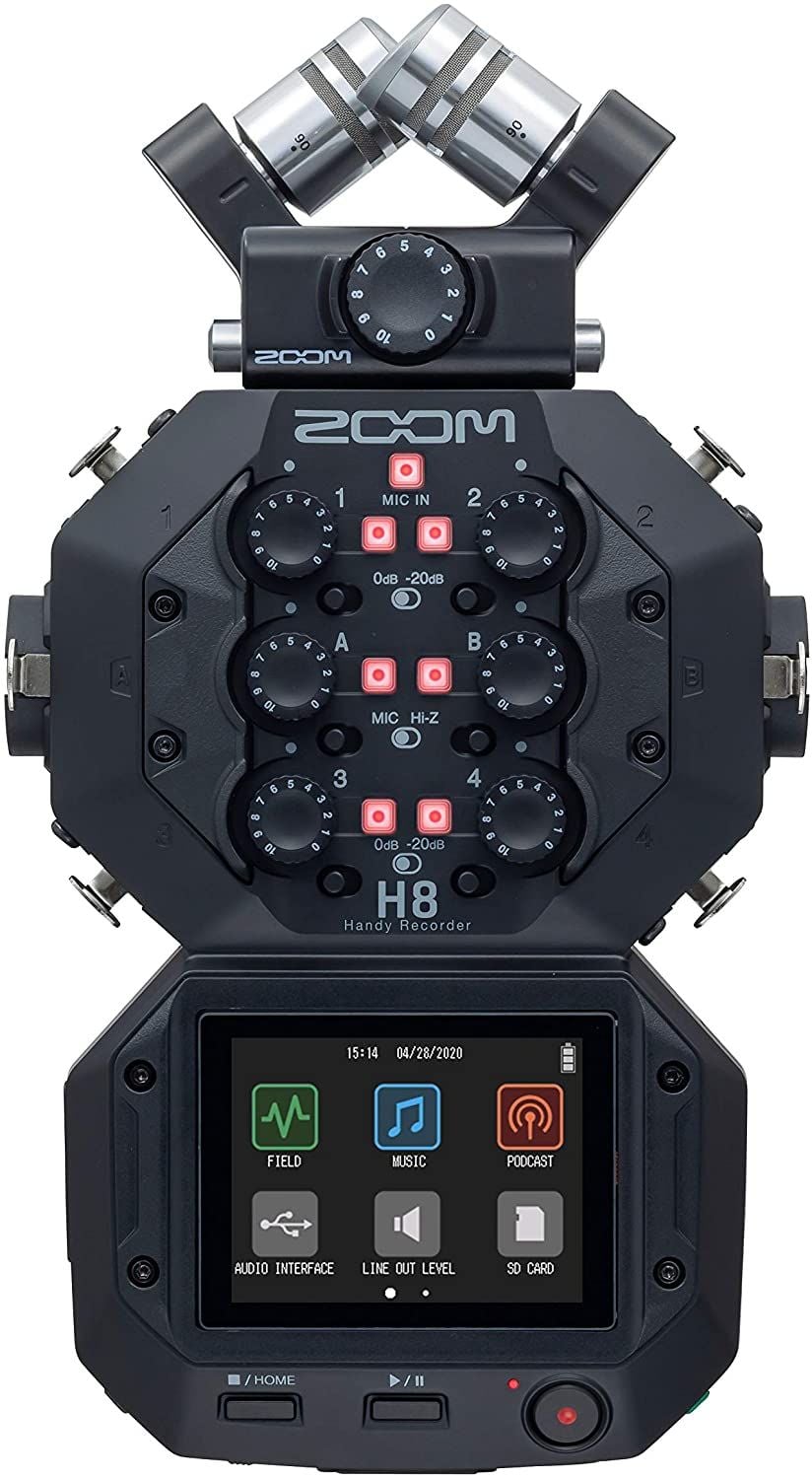 Zoom H8 Grabador de Audio Portátil H-8