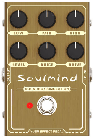 YUER SOULMIND Pedal simulador de amplificador SOULMIND
