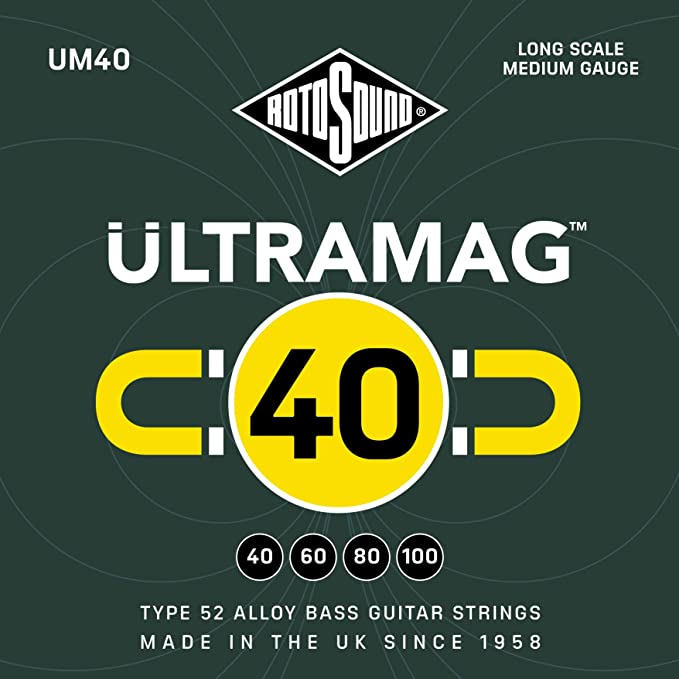 Rotosound Juego De Cuerdas  Ultramag Para Bajo Um40 UM40